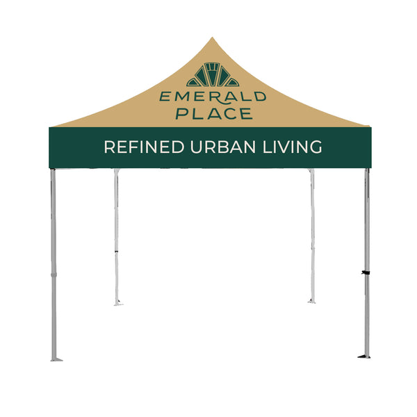 10'x10' Deluxe White Steel Frame Tent Kit