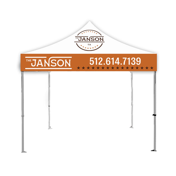 10'x10' Deluxe White Steel Frame Tent Kit