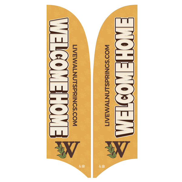 15' Value Razor Sail Sign Kit (Double-Sided)