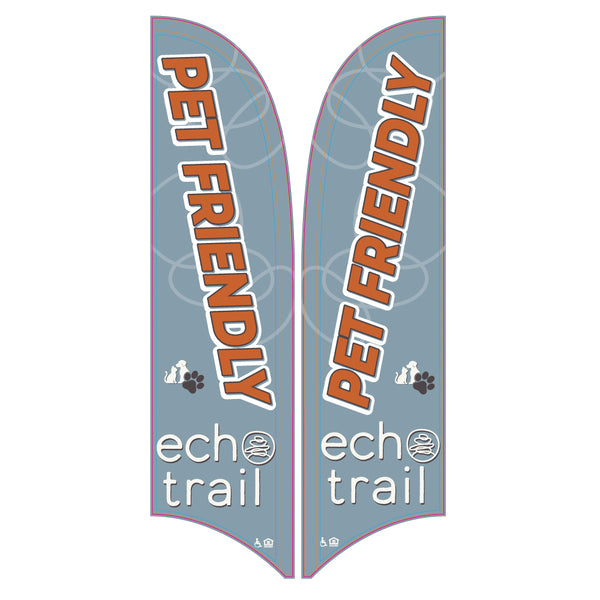 15' Value Razor Sail Sign Kit (Double-Sided)