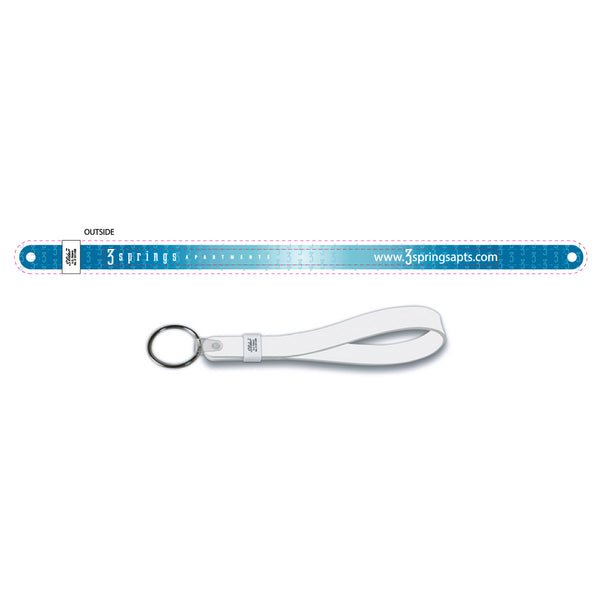 Slider Wristband Loop Keytag