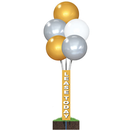 DuraBalloon® 5-Balloon Cluster Pole Kit - with Pole Cover