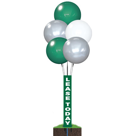 DuraBalloon® 5-Balloon Cluster Pole Kit - with Pole Cover