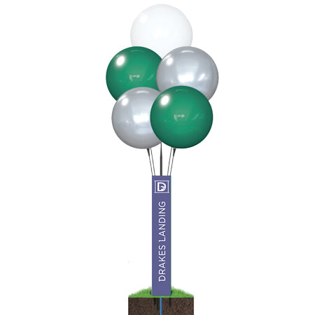 DuraBalloon® 5-Balloon Cluster Pole Kit - with Pole Cover