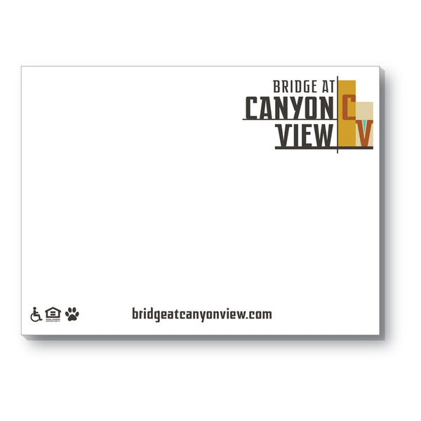 4" x 3" Sticky Note Pad, 25-Sheet Pads