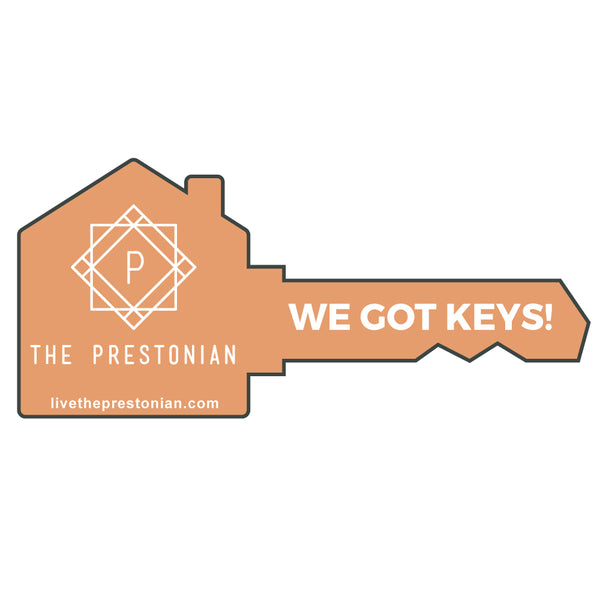 "WE GOT THE KEYS" Photo Sign Board