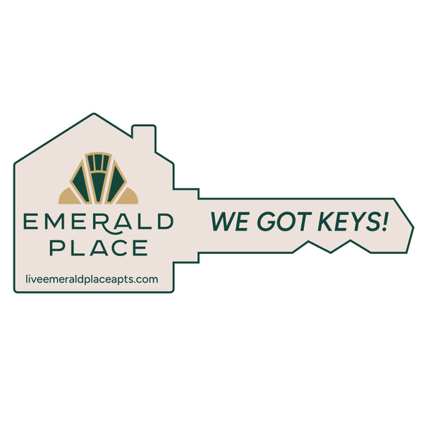 "WE GOT THE KEYS" Photo Sign Board